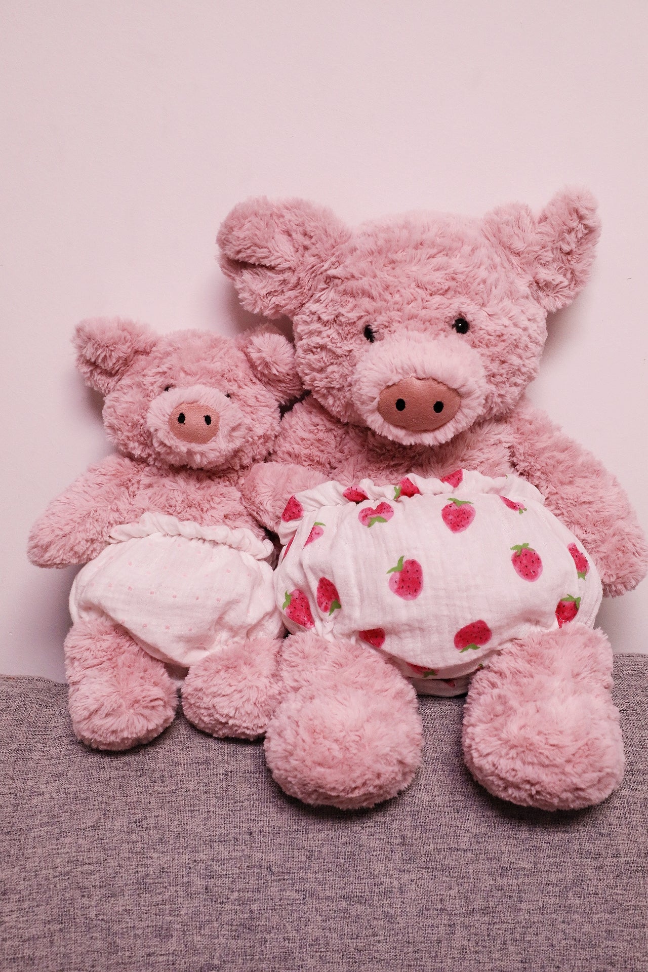 Cute Bear & Pig Plush Underwear Bloomers – Handmade Shorts for Teddy Bear & Stuffed Animals (Clothes Only)
