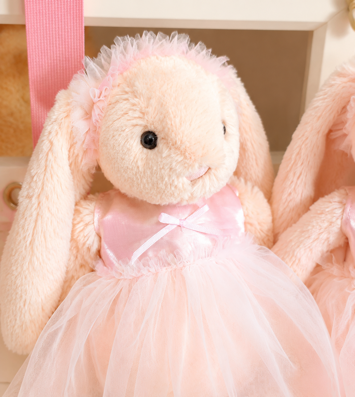 Handmade Bunny Tutu Dress Outfit for Plush Rabbit – Cute Princess Doll Clothes (Clothes Only)