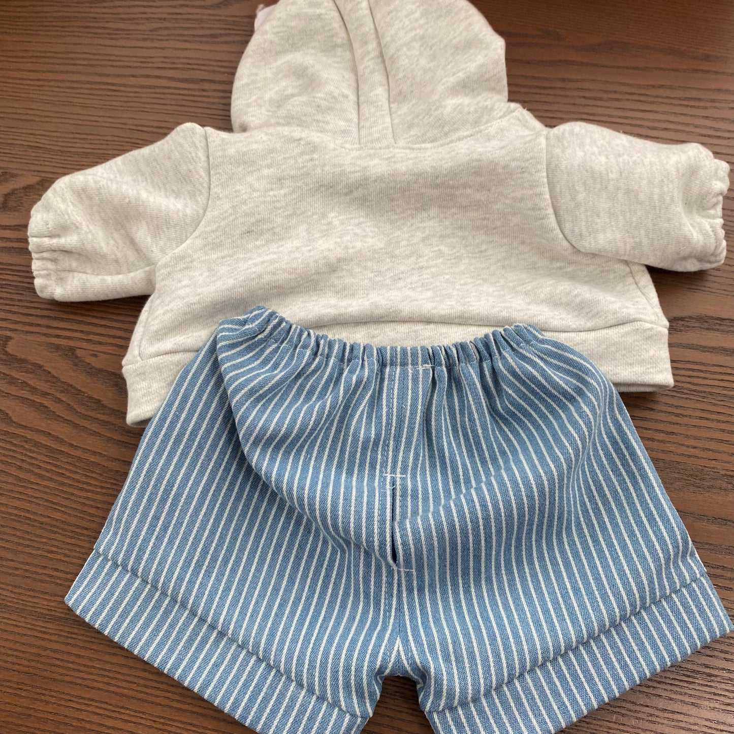 Handmade Bear & Pig Hoodie Jacket Set (Clothes Only, Plush Toy Not Included)